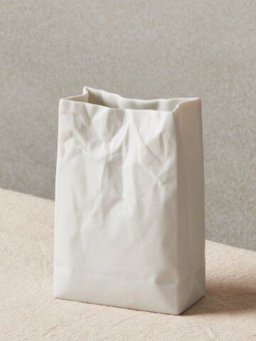 [세라믹재팬] 뉴 크링클 슈퍼백 #2 (M) - 도자기 화병 꽃병