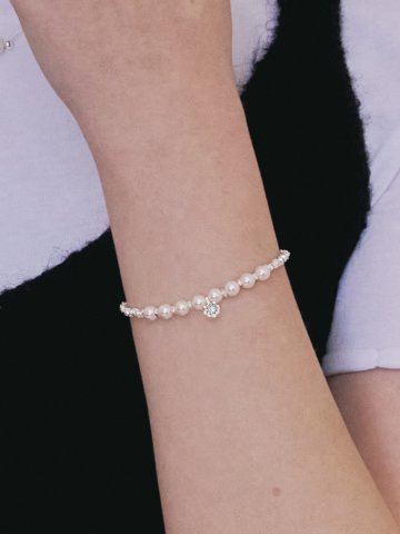 엘로아 진주 팔찌 STJ-BB1565WG