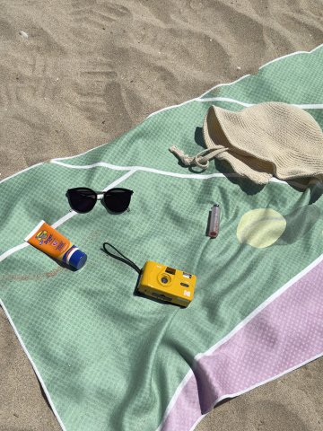 테니스코트 비치타올