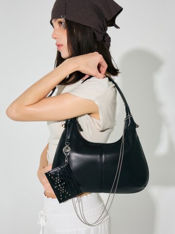Matin hobo mini bag  black