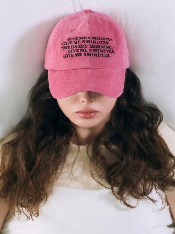 5 MINUTES BALL CAP [PINK]