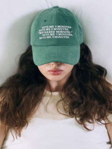 5 MINUTES BALL CAP [GREEN]