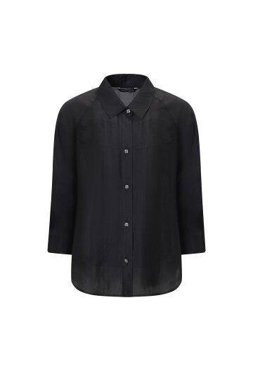 클래식 슬릿 블라우스 