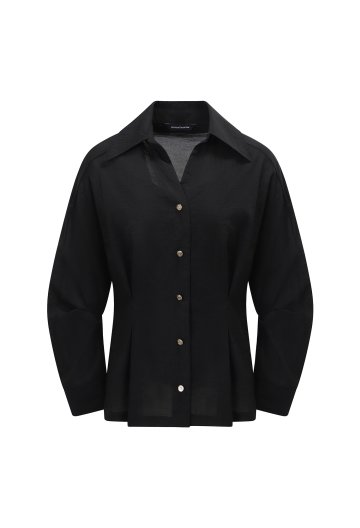 엘랑 스트라이프 블라우스+크롭나시 세트 