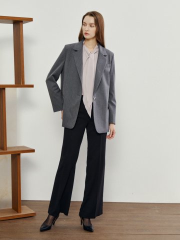 벨티드 모던 슬랙스 