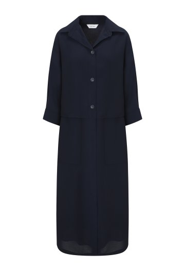 스냅 칼라 테일러 원피스 