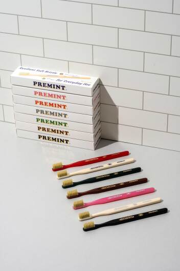 프레민트 프리미엄 이중탄력미세모 칫솔 7종 세트 7color 식약처인증 FDA항균 클래식