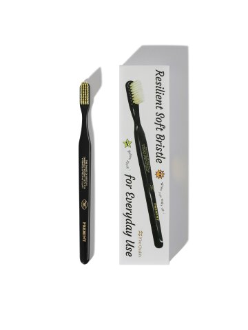 프레민트 프리미엄 이중탄력미세모 칫솔[블랙] 식약처인증 FDA항균 클래식