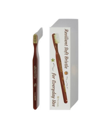 프레민트 프리미엄 이중탄력미세모 칫솔[브라운] 식약처인증 FDA항균 클래식