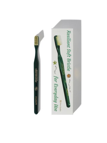 프레민트 프리미엄 이중탄력미세모 칫솔[그린] 식약처인증 FDA항균 클래식