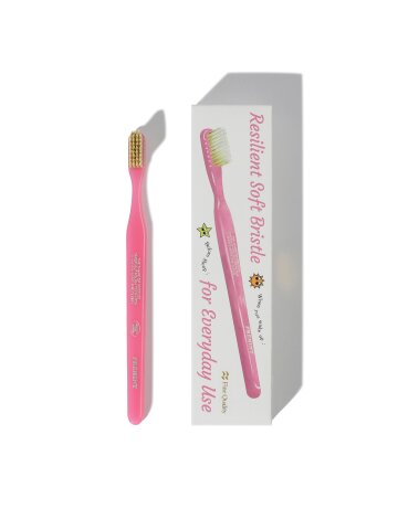 프레민트 프리미엄 이중탄력미세모 칫솔[핑크] 식약처인증 FDA항균 클래식