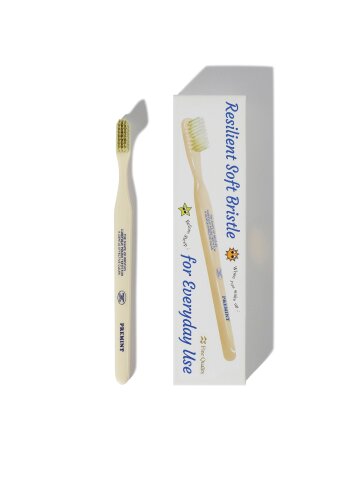 프레민트 프리미엄 이중탄력미세모 칫솔[아이보리블루] 식약처인증 FDA항균 클래식