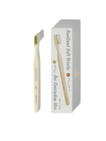 프레민트 프리미엄 이중탄력미세모 칫솔[아이보리실버] 식약처인증 FDA항균 클래식