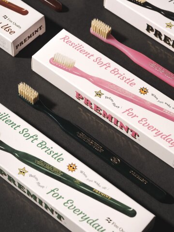 프레민트 프리미엄 이중탄력미세모 칫솔 4종 세트 4color 식약처인증 FDA항균 클래식