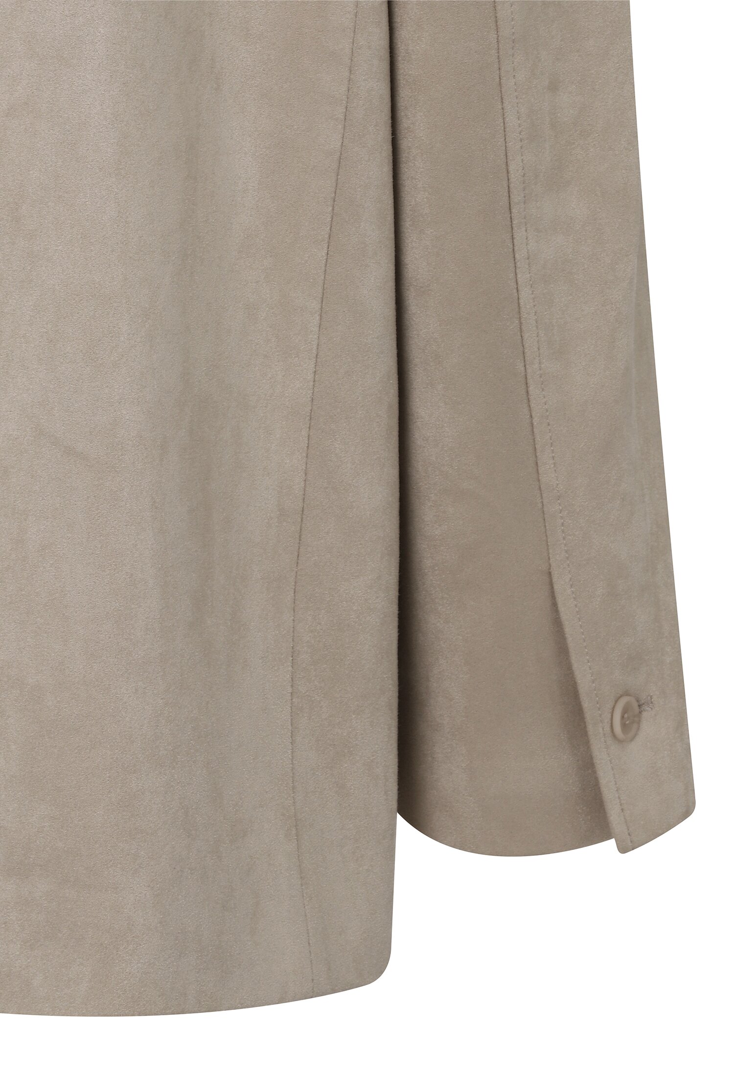 오픈 칼라 스웨이드 자켓 (LIGHT BEIGE)