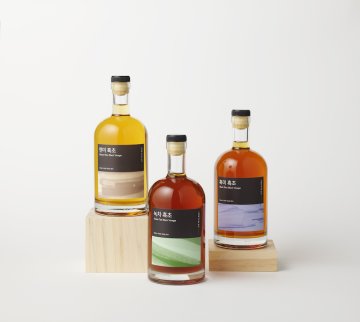 초루 5년 천연발효 흑초 200ml I 현미, 녹차