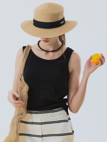 punching cap sleeveless black

