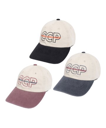 CCP 로고 투톤 볼캡 - 3color