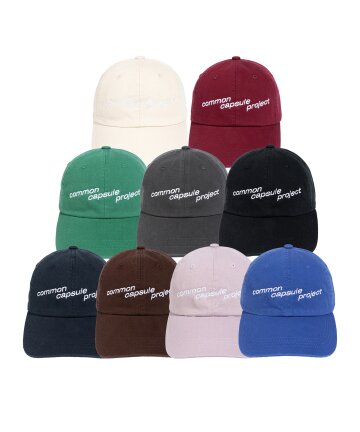 오블릭 로고 워시드 볼캡 - 10color