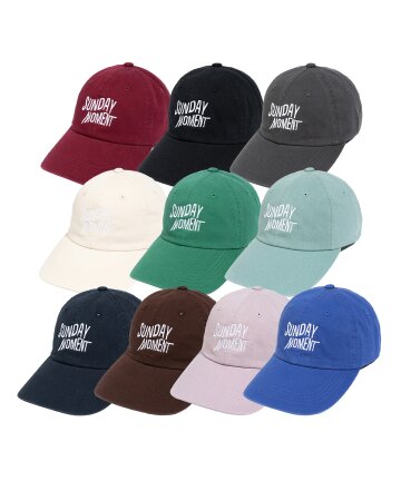 선데이 모먼트 워시드 코튼 볼캡 - 10color