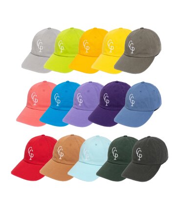 심볼 로고 워시드 코튼 볼캡 - 15color