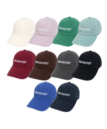 시그니처 워시드 코튼 볼캡 - 10color