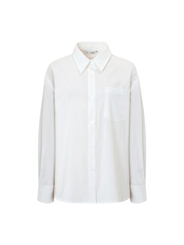 뒤 트임 포켓 칼라 셔츠 