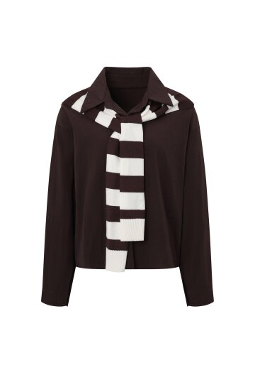 믹스포인트 머플러 셔츠 