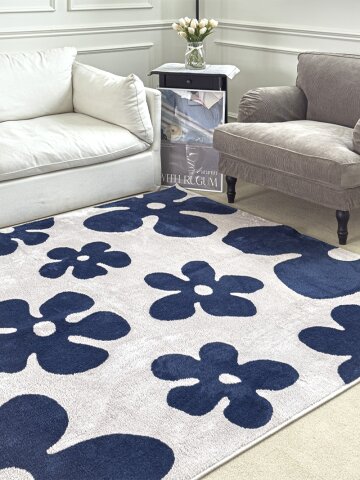 블루벨 자카드 러그