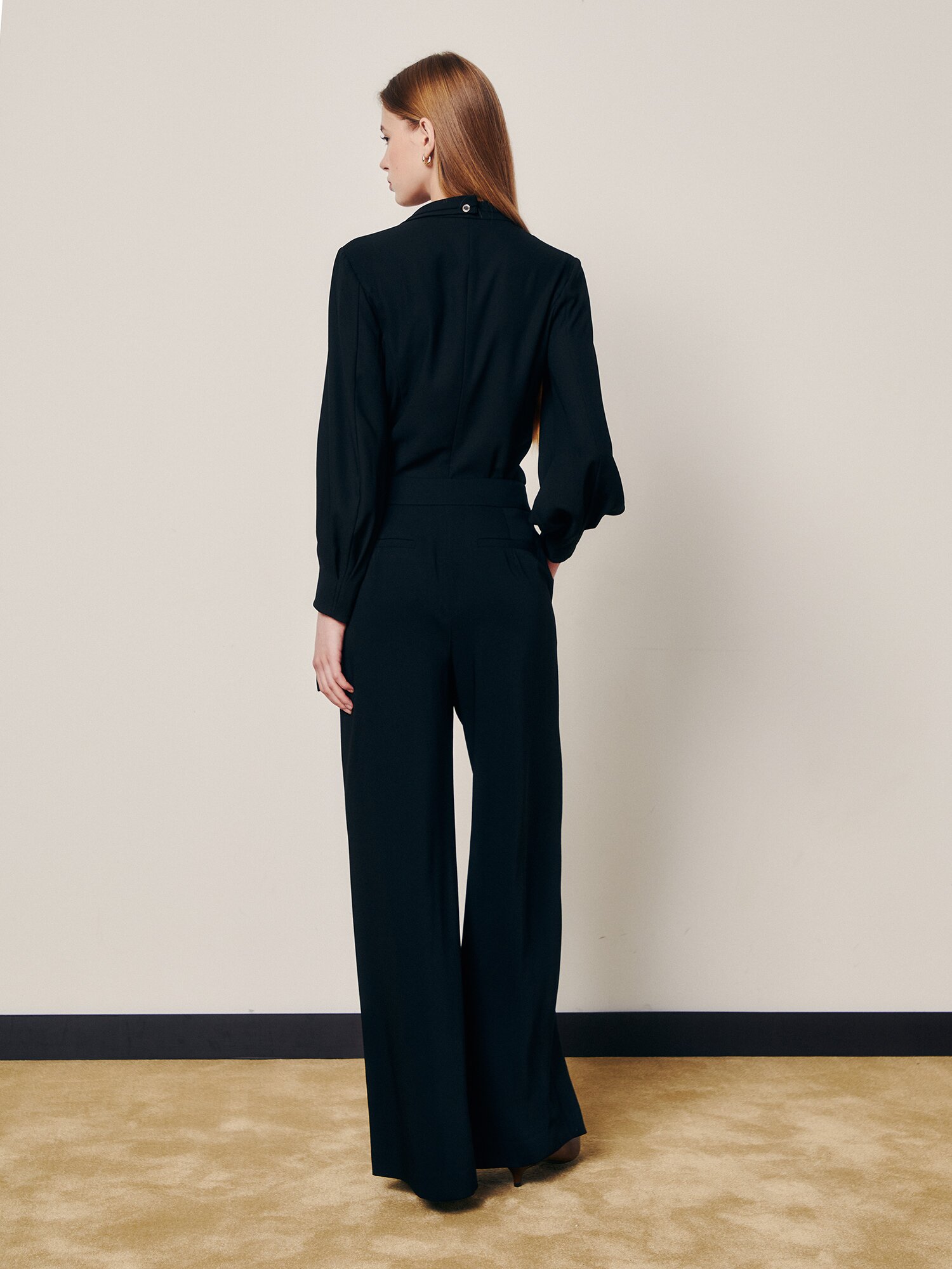 데일리 소프트 와이드핏 팬츠 (BLACK)