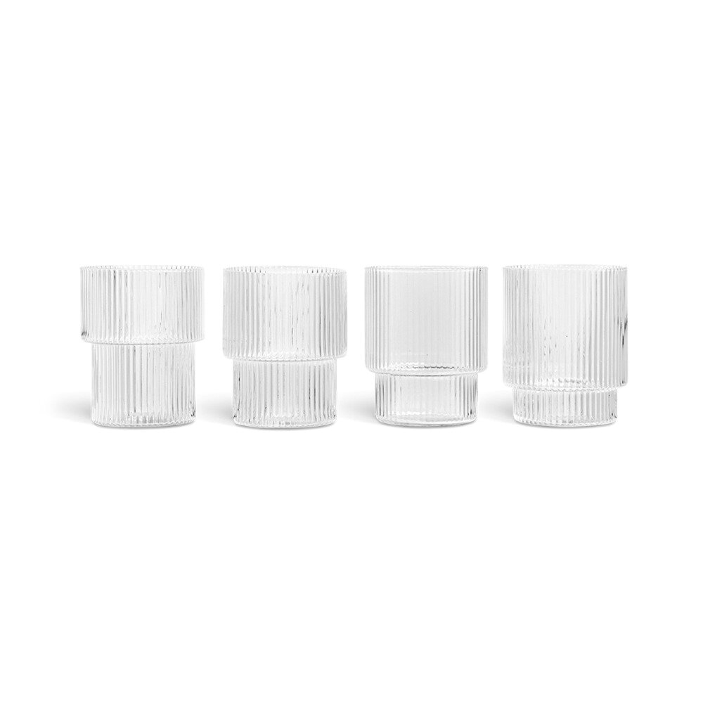 리플 글라스 4set
