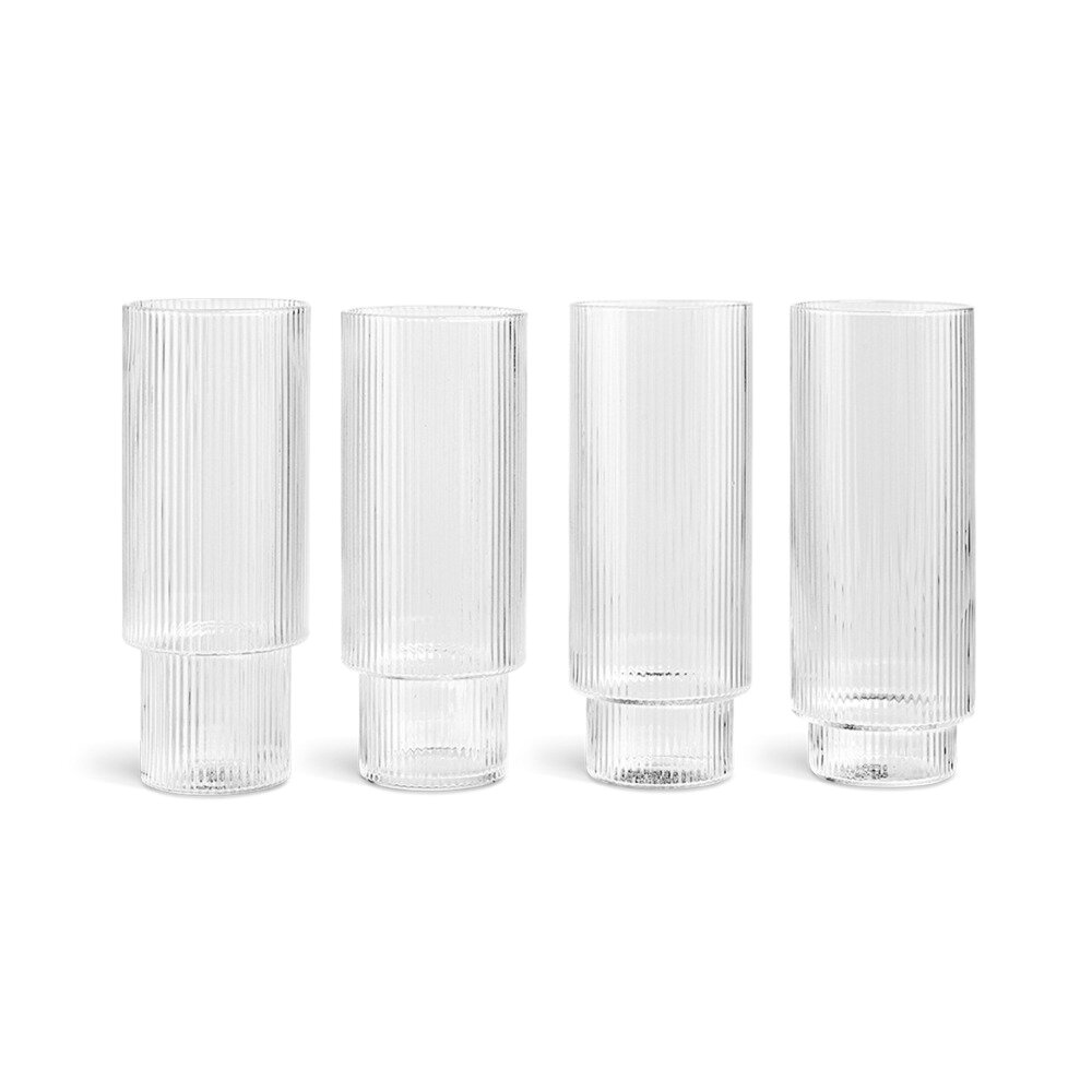 리플 롱글라스 4set
