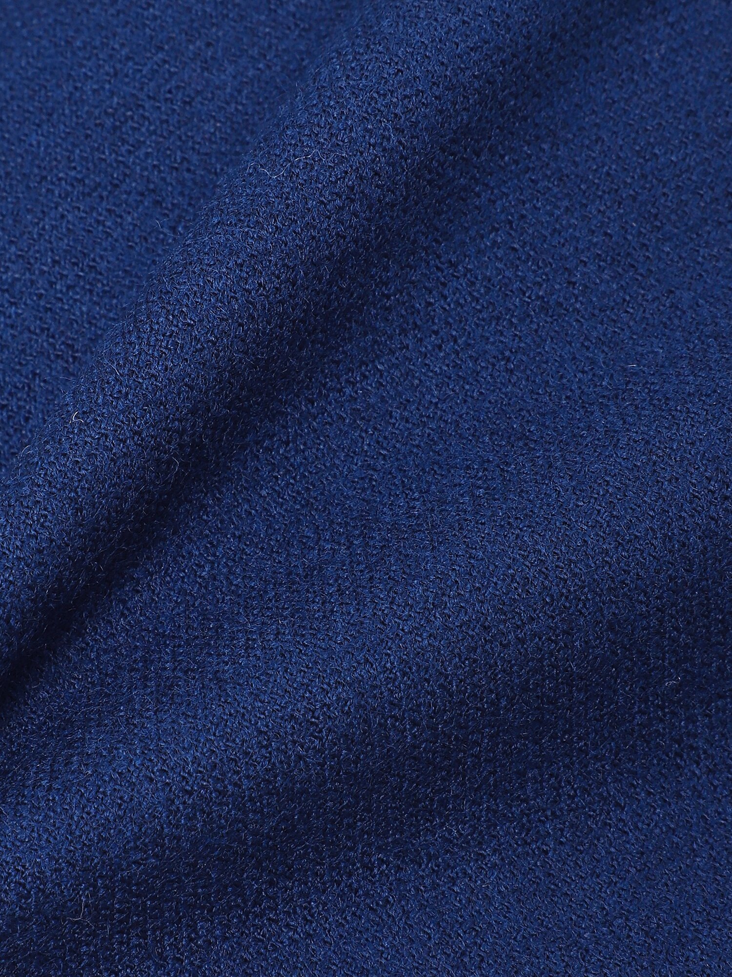 울 테일러드 더블 브레스티드 셋업 재킷 (BLUE)
