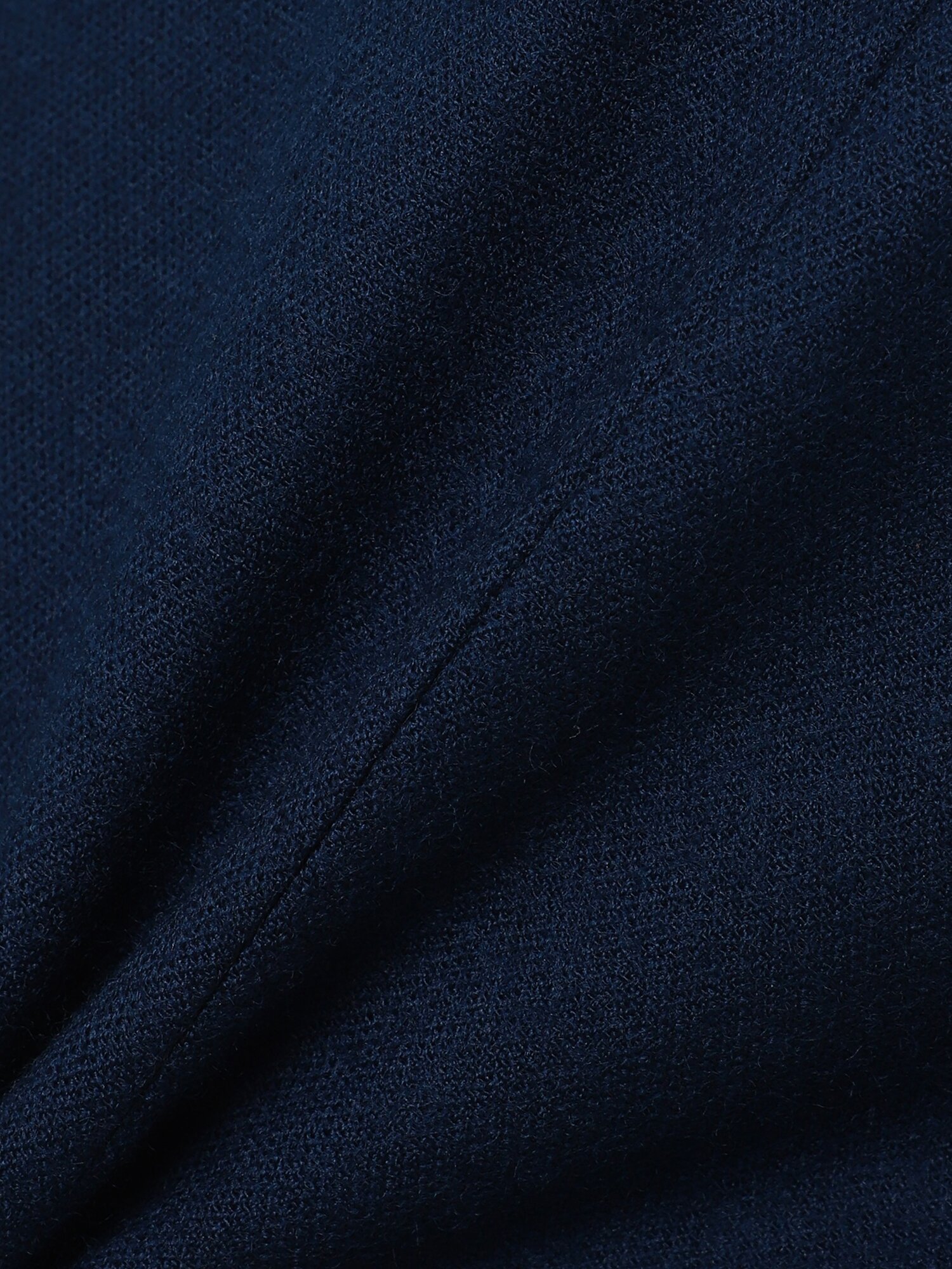 울 사이드 H라인 스커트 (BLUE)