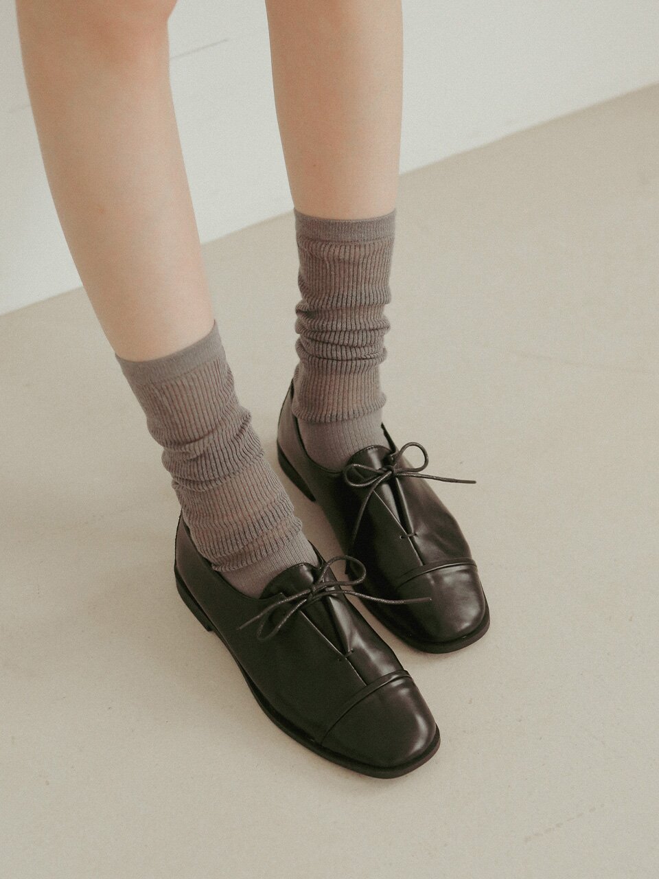 ljh004-5 Cap Toe Oxford Loafers - 3 Colors