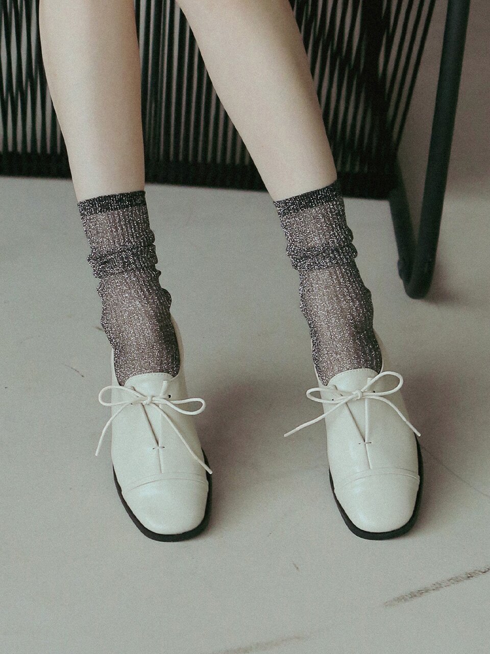 ljh004-5 Cap Toe Oxford Loafers - 3 Colors