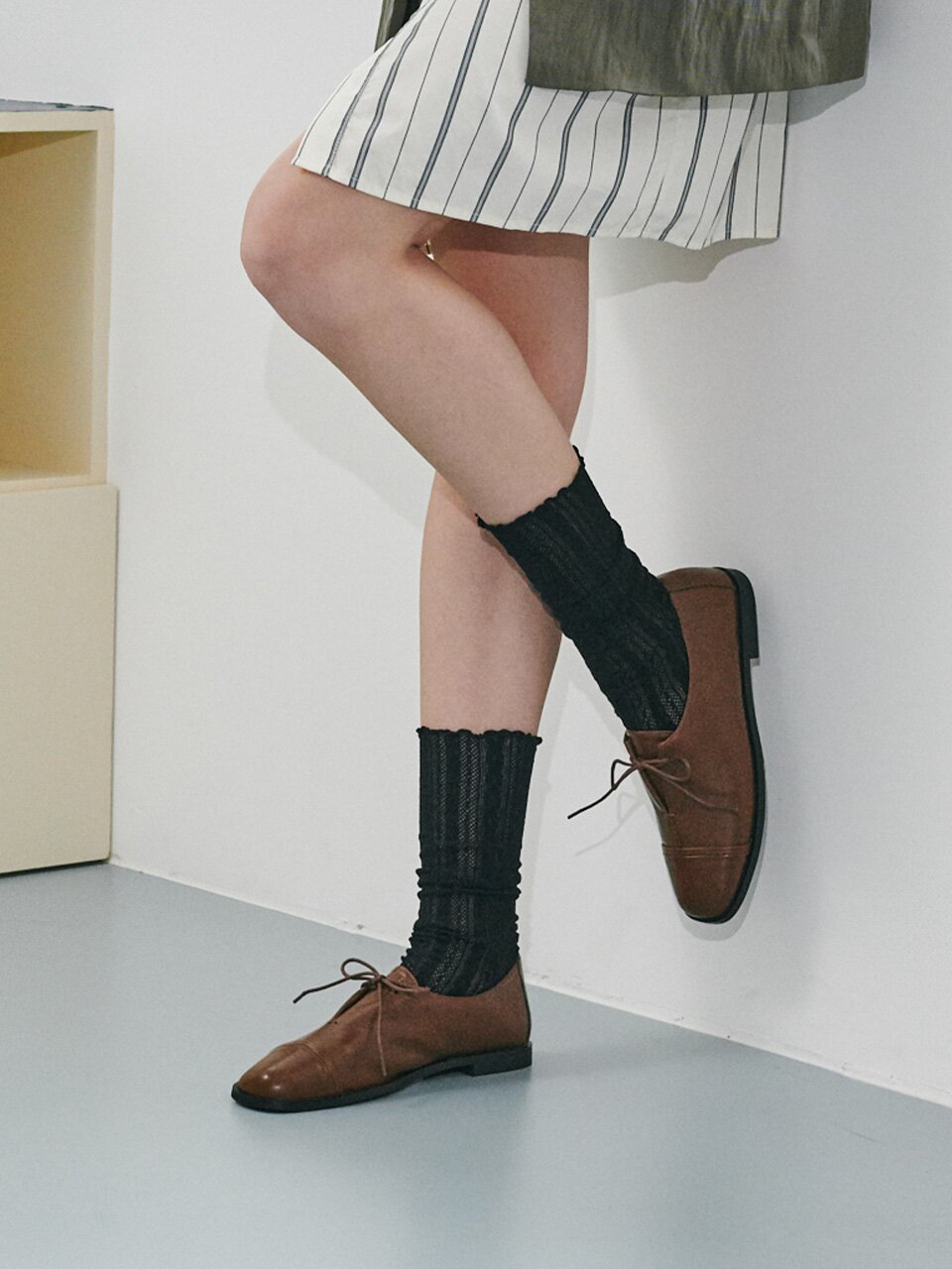 ljh004-5 Cap Toe Oxford Loafers - 3 Colors