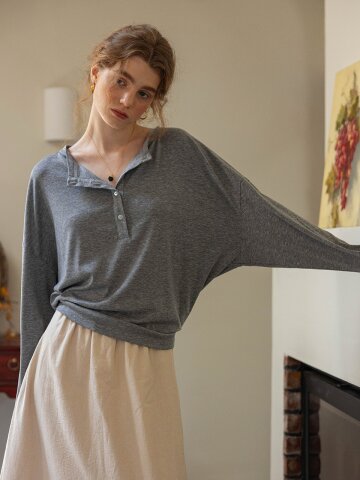 DA_Loose bat sleeve top_3color