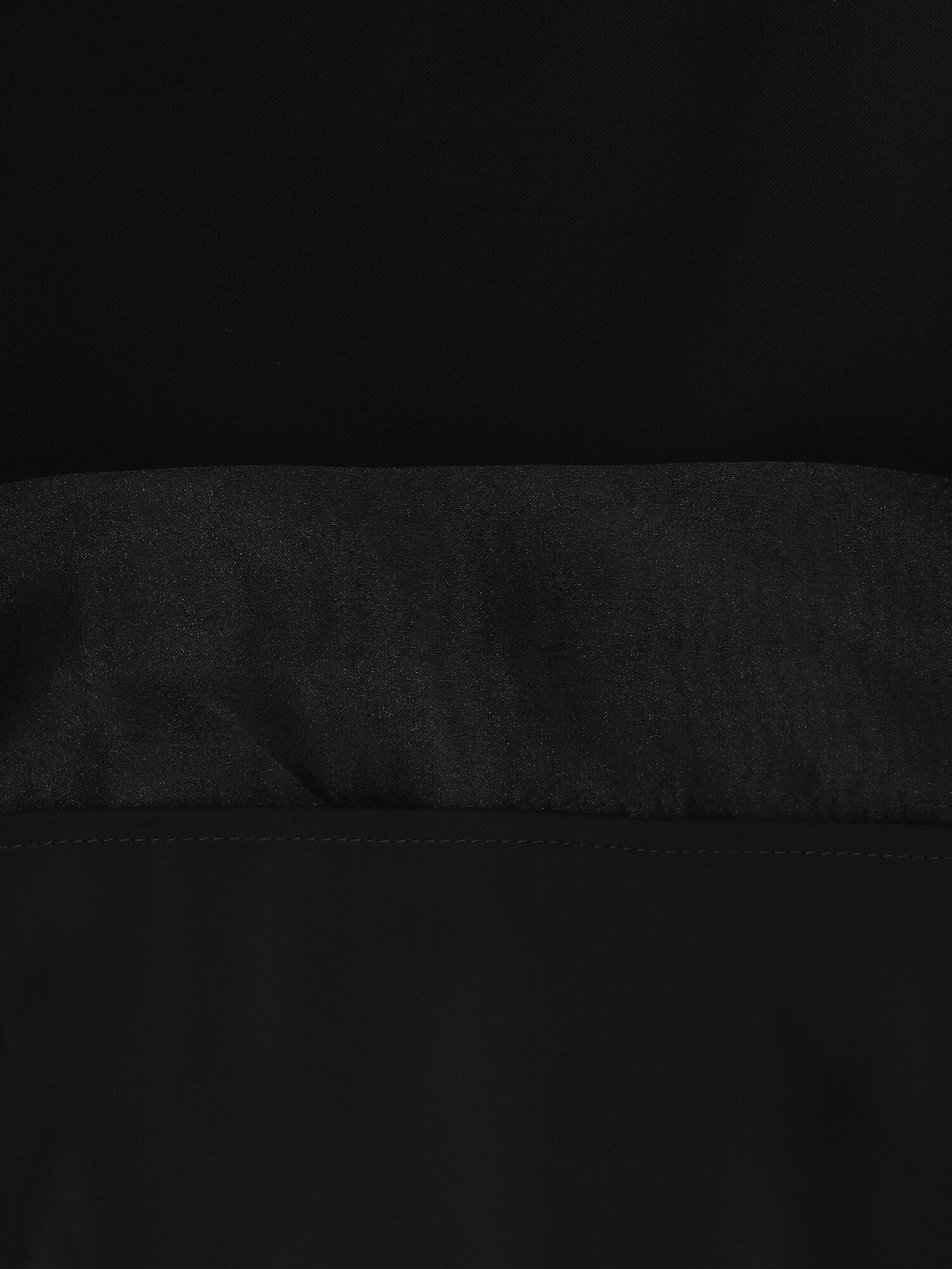 프론트 다트 라운드넥 롱 원피스 (BLACK)