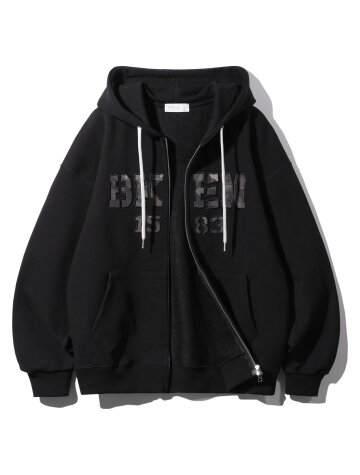 바켄 BKEN 1583 후드 집업 BK7990_블랙