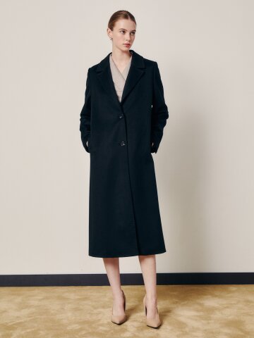 소프트 테일러링 캐시미어 롱코트 