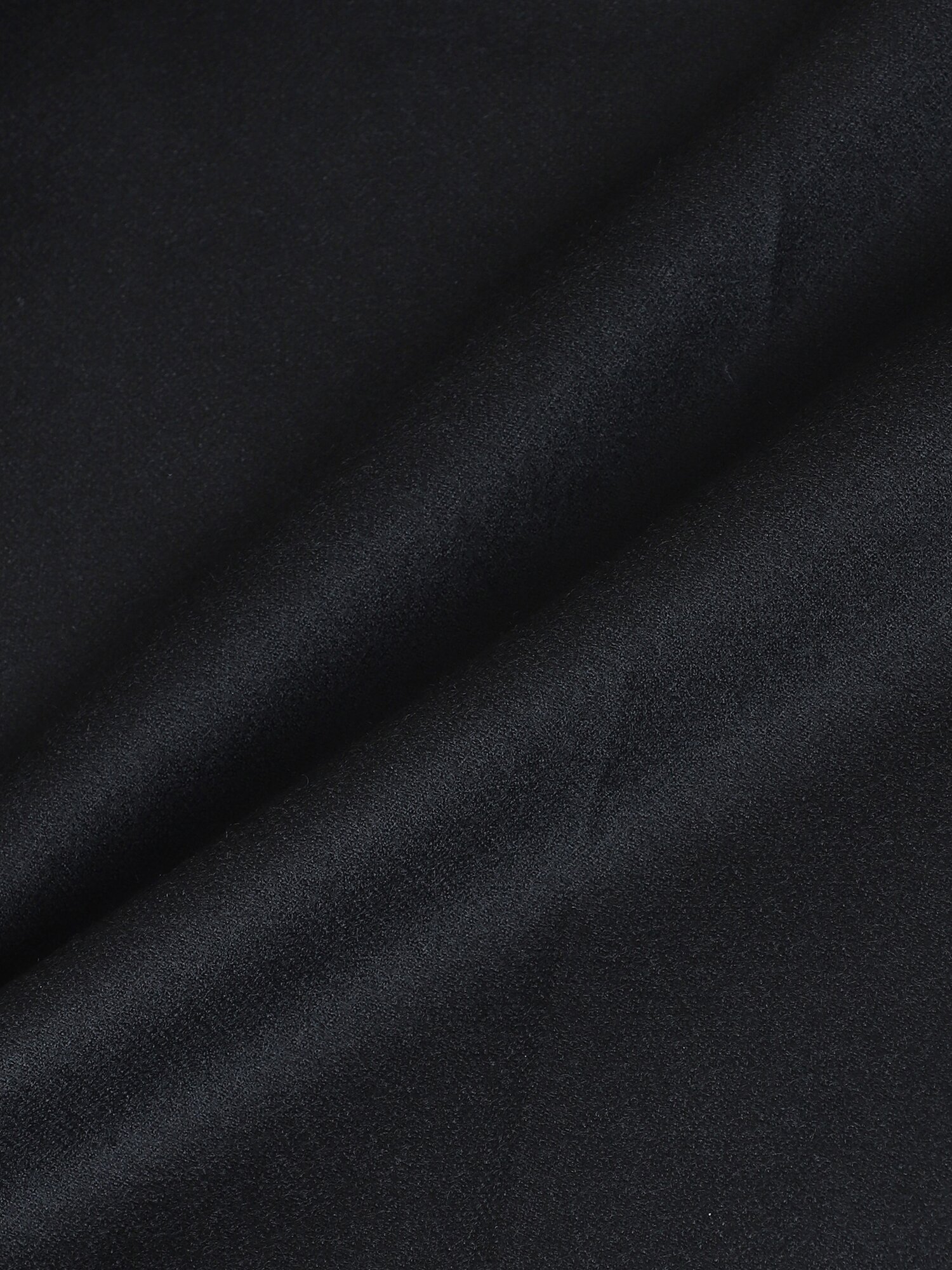 울 하이웨스트 슬랙스 팬츠 (BLACK)