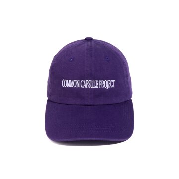 시그니처 워시드 코튼 볼캡 (딥퍼플)