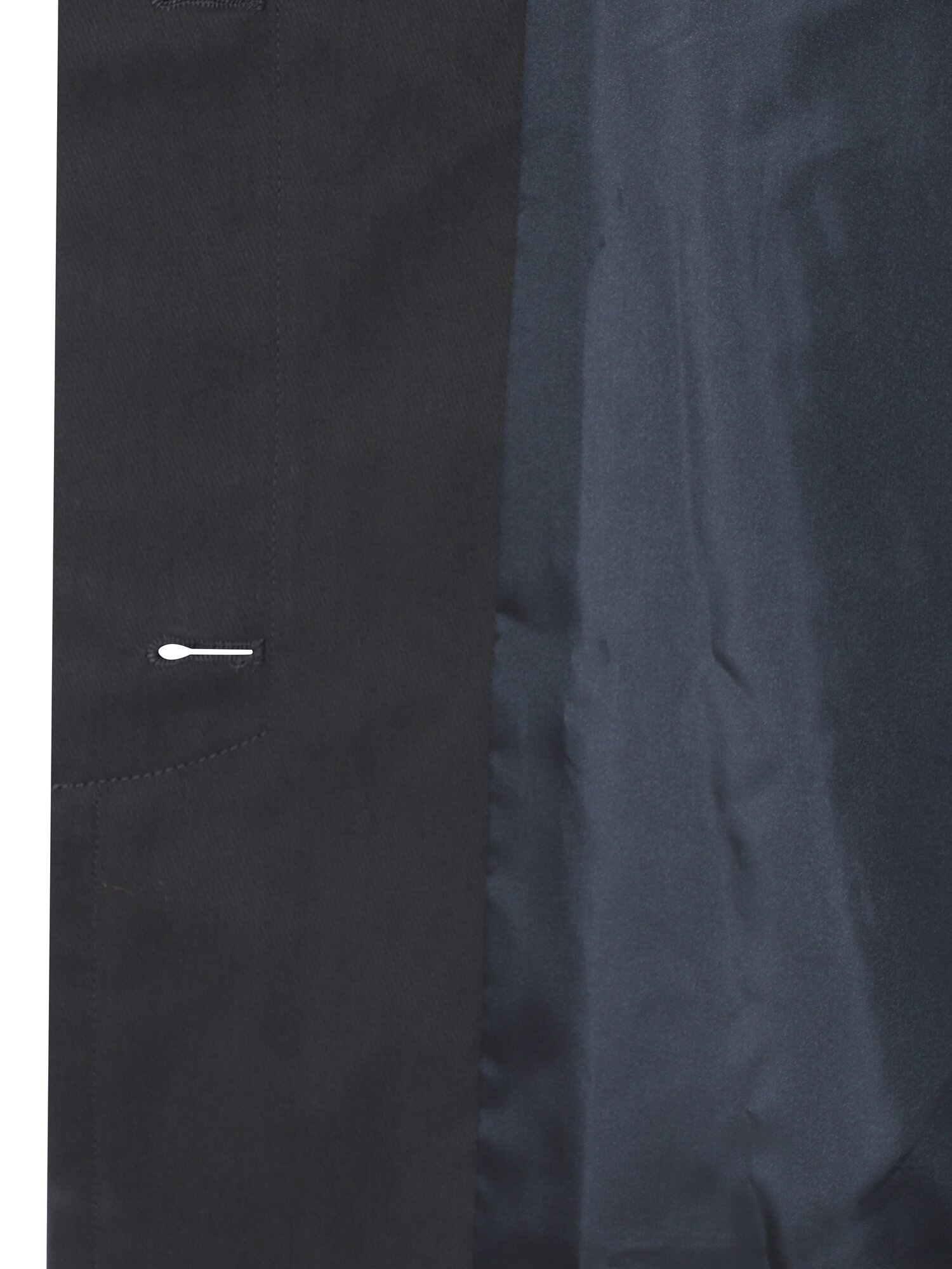 코튼 블렌드 디터쳐블 칼라 트렌치 코트 (DARK GREY)