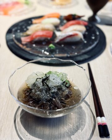 [스가하라] 멜 접시 Large 투명 - 유리그릇 유리접시 유리플레이트