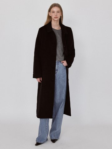 Classic Wool Single Coat - Black