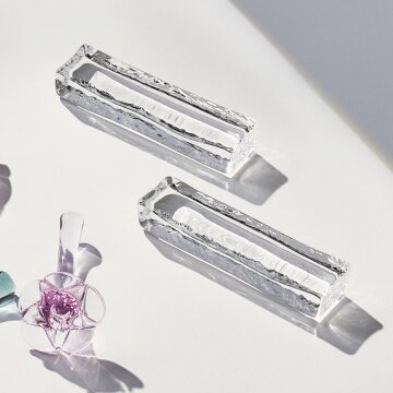 [스가하라] 블록 유리 수저받침 (컬러 3종) - 젓가락받침