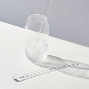 [스가하라] 드롭 유리 머들러 투명 - 롱스푼, 티스푼, 칵테일스푼