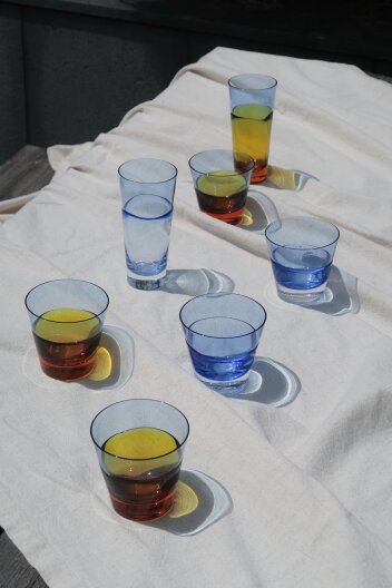 [스가하라] 듀오 텀블러 유리잔 (컬러3종)