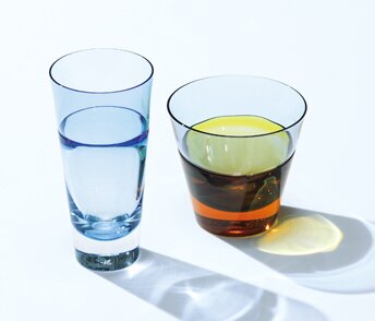 [스가하라] 듀오 올드 유리잔 (컬러4종)